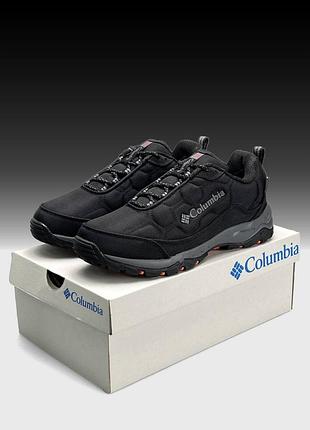 Мужские кроссовки columbia columbia firecamp iii waterproof black grey