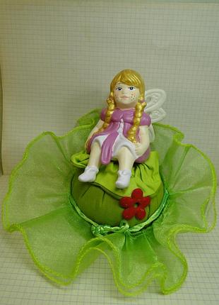 Кукла фея  керамика..