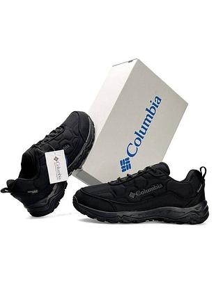 Мужские кроссовки columbia columbia firecamp iii waterproof all black