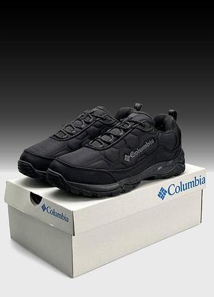 Мужские кроссовки columbia columbia firecamp iii waterproof all black