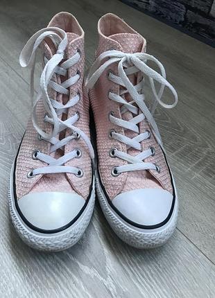 Жіночі кеди converse 39 розмір, рожеві