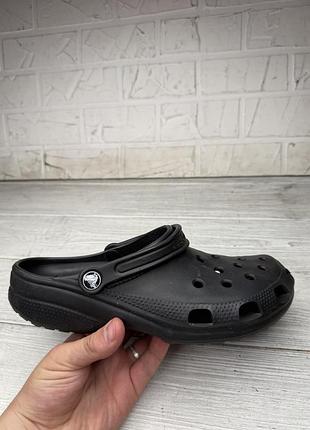 Черные кроксы croks 39-40 р кроксы