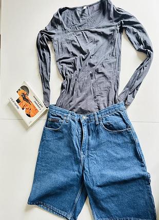 Шорти з цупкого джинсу