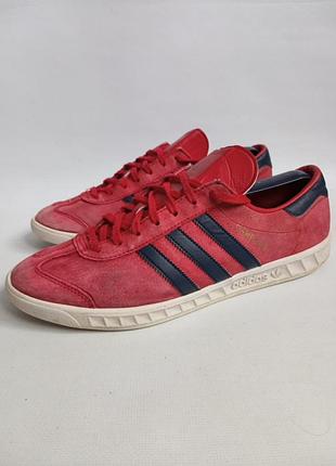 Замшевые кроссовки adidas hamburg