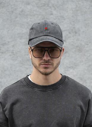 Мужская кепка бейсболка vintage without с принтом rose black