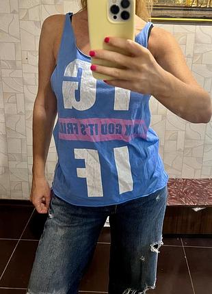 Голубая майка new look