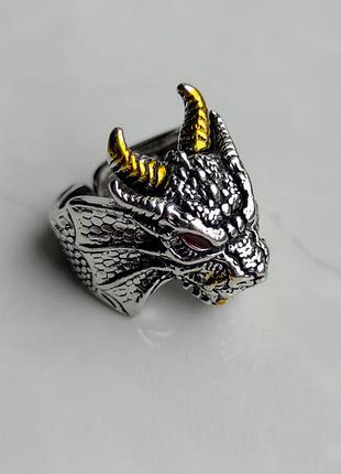 Кольцо silver dragon