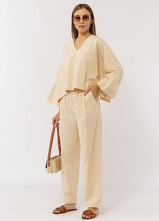 Женские летние широкие брюки размера l, новые - yuki