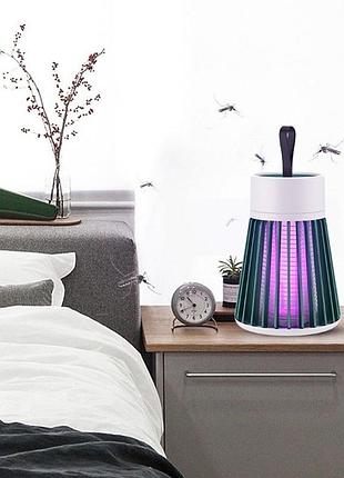 Антимоскитная лампа от комаров, от usb, electronic sshock, зеленый / отпугиватель насекомых