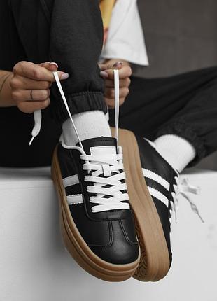 Женские кроссовки panocticum black/white нп5000(23 - 01)