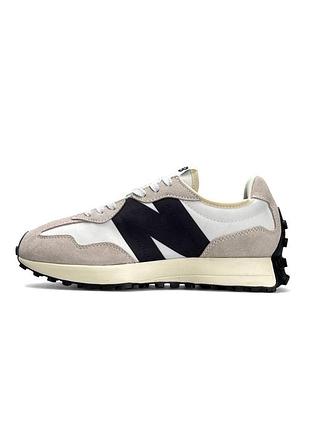 New balance 327 grey white black