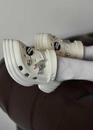 Кроксы женские rigi белые вт9961(32 - 00)