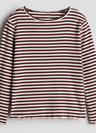 Реглан для девочки в рубчик h&m