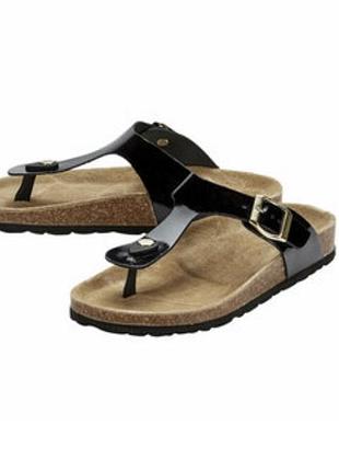 Женские шлепанцы esmara®. кожаный верх