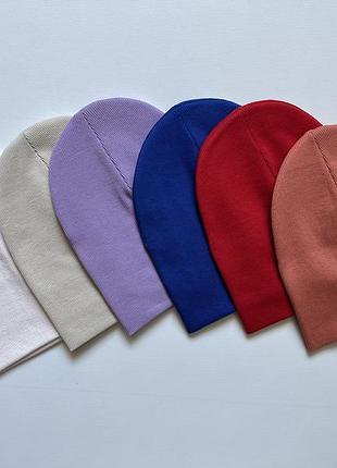 Шапки рубчик бавовна