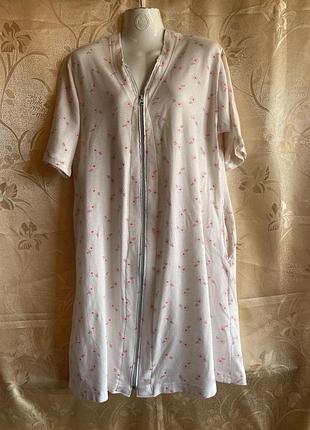 Халат женский бренда bhs, пог-54, поб-62, длина-95, коттон