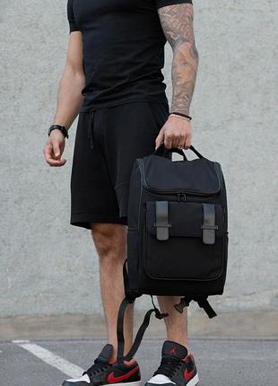Чоловічий міський молодіжний рюкзак without eliot нейлон для ноутбука black