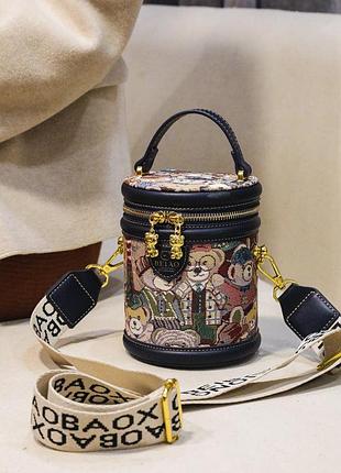 Сумка женская через плечо с мишками beibaobao