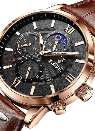 Мужские наручные часы (lige premium)