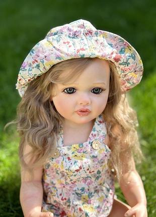 Лялька реборн дівчинка олівія 55 см реалістична іграшка для дітей з аксесуарами reborn baby doll