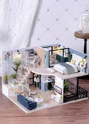 Интерьерный конструктор румбокс-лофт 3d домик в миниатюре, набор для сборки румбокса