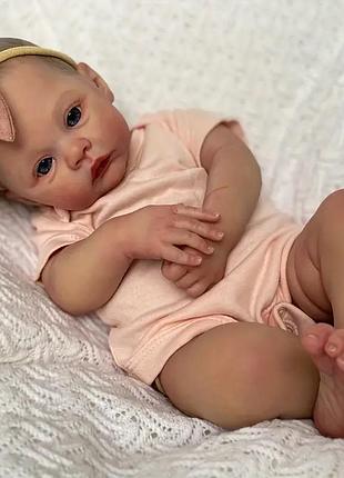 Реалістична лялька реборн дівчинка аліса 50 см