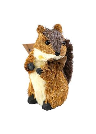 Декоративная игрушка «белочка» из натуральных материалов 19 см