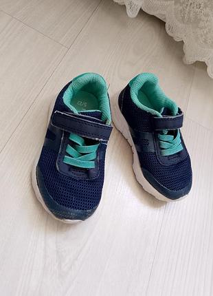 Кроссовки на липучке декор шнуровка легкие деми для мальчика