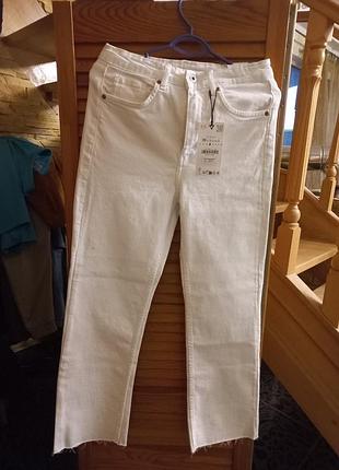 Джинси білі zara