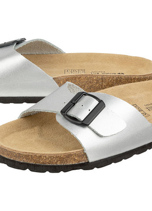 Жіночі шльопанці esmara®. шкіряний верх