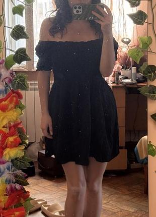 Легка чорна літня сукня від today, розмір м(але підійде на l), 100% віскоза. не ношена, не підійшла по розміру