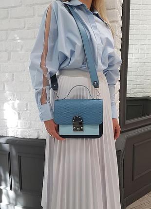 Женская кожаная сумка бианка