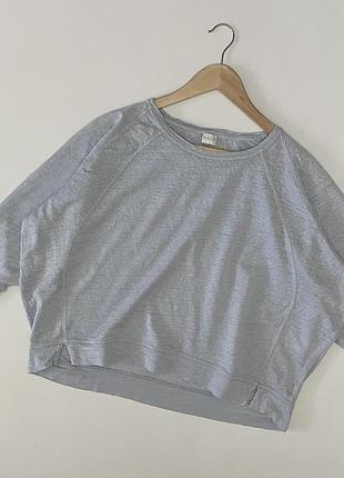 Poetry джемпер женский 100% лен холодного голубого цвета, размер 14 (m-l)