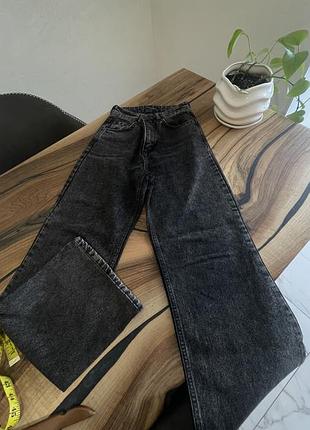 Графітові джинси висока посадка