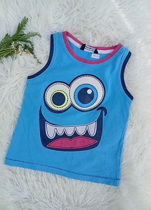 Майка на 12 18 месяцев футболка без рукавов на мальчика