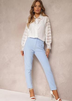 Стильні класичні брюки в смужку італія розмір s-m