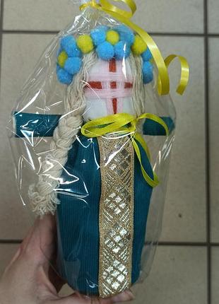 Кукла по мотивам украинских традиций мотанка (18 см высота)