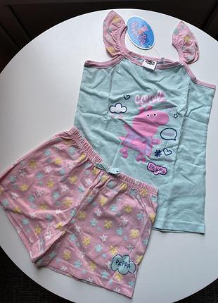 Піжама 5/6р. 110/116см peppa pig (свинка пеппа, пепа)