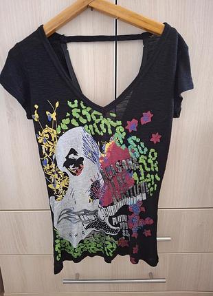 Футболка-майка, коттон, р.34-36, на змійці