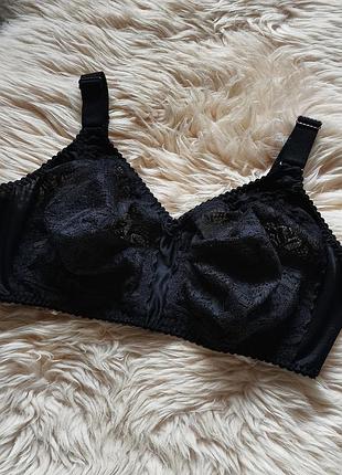 Бюстгальтер батал luix чёрный бюстгальтер широкие бретели большой размер