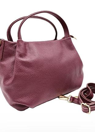 Кожаная сумка имталия vera pelle