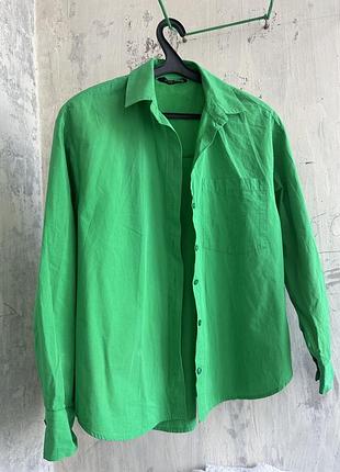 Сорочка зелена defacto