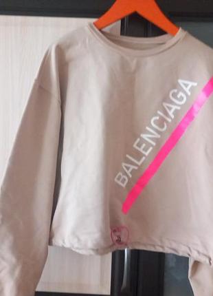 Свитшот на завязках