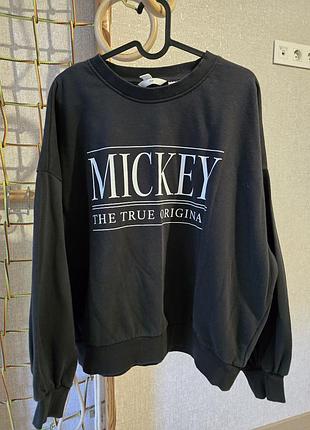 Світшот , кофта , h&m  , disney  , m ,  оверсайз