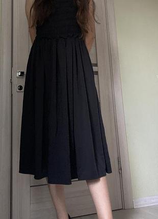 Чорна атласна сукня christian dior оригінал