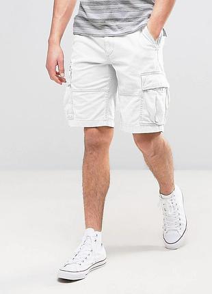 Новые мужские шорты карго denim & supply ralph lauren размер 36 // белые хлопок боковые карманы
