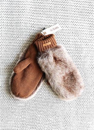 Новые женские мягкие варежки