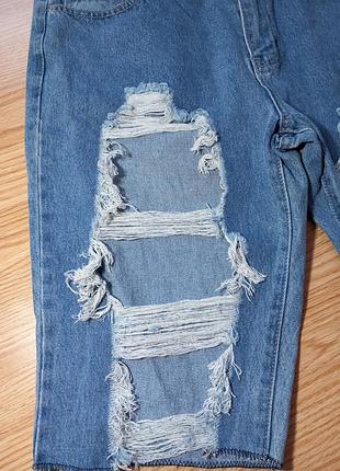 Рваные шорты 4