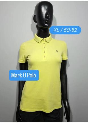 Брендова футболка поло mark o polo