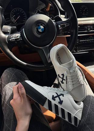 Кеди off white low vulcanized